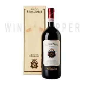 Вино Marchesi de' Frescobaldi Nipozzano Chianti Rufina Riserva, gift box 2015 1.5 л