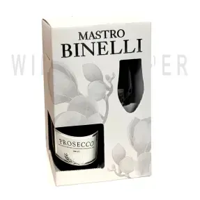  Набор Mastro Binelli Prosecco Brut DOC gift box with glass