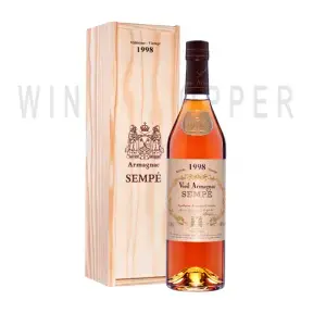Арманьяк Sempe Vieil Armagnac gift box 1998 0.7 л