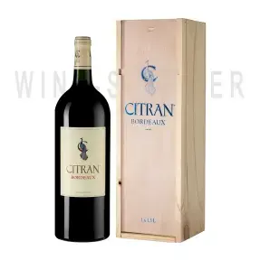 Вино Le Bordeaux de Citran Rouge Bordeaux AOC wooden box 2020 0.75 л