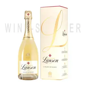 Шампанское Lanson Le Blanc de Blancs Brut Champagne AOC 2017 gift box 0.75 л