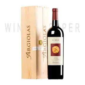 Вино Korem Isola dei Nuraghi IGT wooden box 2019 1.5 л
