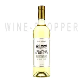 Вино Les Grands Chais de France Chateau La Borne Bordeaux AOP Blanc Demi-Sec 2021 0.75 л