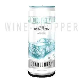  Игристое Вино Casa Petru Chardonnay Alcohol Free in can 0.25 л
