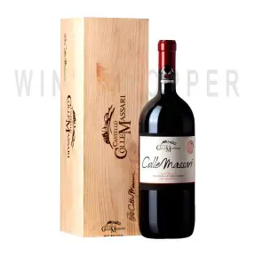 Вино Castello ColleMassari ColleMassari Montecucco Rosso Riserva DOC wooden box 2018 3 л
