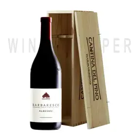 Вино Cantina del Pino Barbaresco Albesani 2014 wooden box 1.5 л