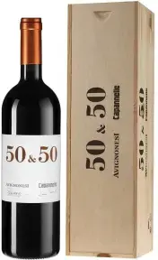 Вино Avignonesi-Capannelle, 50 & 50, wooden box, 2018, 0.75 л