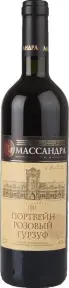 Вино Массандра Портвейн Розовый Гурзуф, 0.75 л