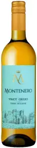 Вино Montenero Pinot Grigio, Terre Siciliane IGT, 2022, 0.75 л