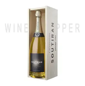 Шампанское Soutiran Perle Noire Ambonnay Grand Cru Champagne AOC wooden box 3 л