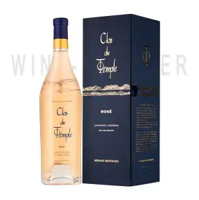 Вино Gerard Bertrand Clos du Temple Rose Languedoc Cabrieres AOP 2021 gift box 0.75 л