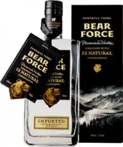 Водка Bear Force Powerful, gift box, 0.7 л