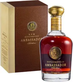 Ром Diplomatico Ambassador, gift box, 0.75 л