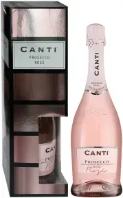 Игристое вино вино Canti Millesimato Prosecco DOC Rose, 2020, gift box, 0.75л