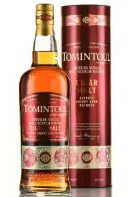 Виски Tomintoul Speyside Cigar Malt Oloroso Sherry Cask Matured, gift box, 0.7 л