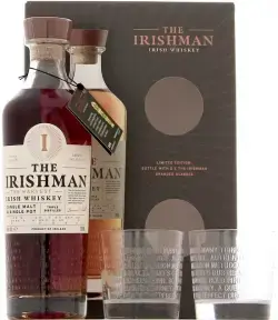 Виски The Irishman The Harvest, gift box with 2 glasses, 0.7 л