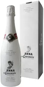 Игристое вино Cava Anna de Codorniu Blanc de Blancs Brut 2021 gift box 0.75 л