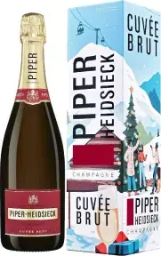 Шампанское Piper-Heidsieck Brut, gift box Winter Limited Edition, 2020, 0.75 л