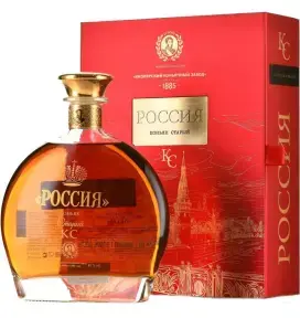 Коньяк Kizlyar cognac distillery Rossiya 15 Years Old, gift box Helios, 0.7 л