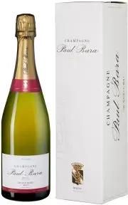 Шампанское Paul Bara Brut Grand Rose Grand Cru Champagne AOC 2019 gift box 0.75 л