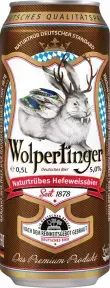 Пиво Wolpertinger Naturtrubes Hefeweissbier, can, 0.5 л