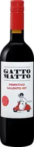 Вино Gatto Matto Primitivo Salento IGT Villa Degli Olmi 2022 0.75 л