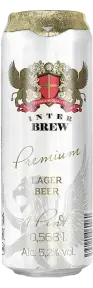 Пиво Inter Brew Premium Lager Pint, in can, 0.5 л