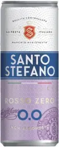 Игристое вино Santo Stefano Rosso Zero, in can, 0.25 л