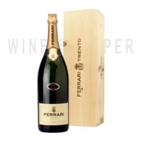 Игристое вино Ferrari Brut Trento DOC, gift box 3 л