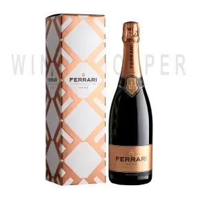 Игристое вино Ferrari Brut Rose in gif box 0.75 л