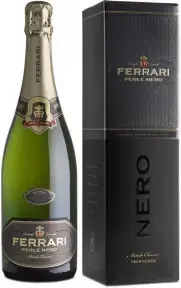 Игристое вино Ferrari Perle Nero Trento DOC, 2008, gift box, 0.75 л
