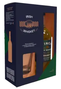 Виски Hinch Distillers Cut, gift box with the glass, 0.7 л