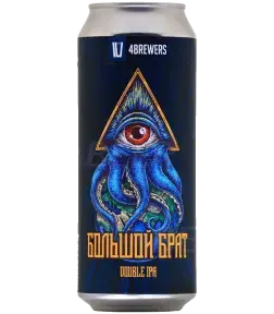 Пиво 4brewers Big Brother, in can, 0.5 л