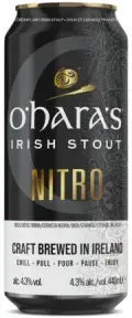 Пиво Carlow, O'Hara's Irish Stout Nitro, in can, 0.44 л