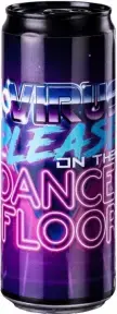 Игристое вино Masseria La Cattiva No Virus Please on the Dance Floor, 2021, in can, 0.33 л