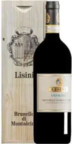 Вино Lisini Brunello di Montalcino Ugolaia, wooden box, 2016, 1.5 л