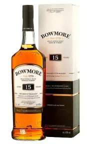 Виски Bowmore 15 Years Old, gift box, 1 л