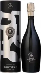 Шампанское Soutiran, Grand Cru Brut Millesime, Champagne AOC, 2012, gift box, 0.75 л