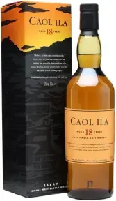 Виски Caol Ila malt 18 years old with box, 0.7 л