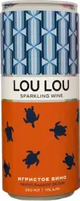  Lou Lou White Semisweet, in can, 0.25 л