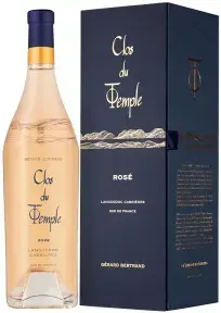 Вино Gerard Bertrand Clos du Temple Rose, Languedoc Cabrieres AOP, 2022, gift box, 0.75 л