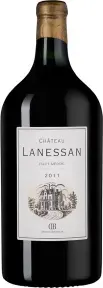 Вино Chateau Lanessan Cru Bourgeois Haut-Medoc AOC Rouge, 2011, 3 л
