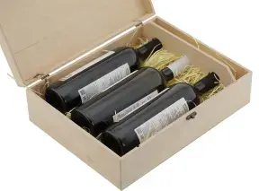 Вино Vallepicciola Bianco Toscana IGT, set of 3 bottles, wooden box, 2022, 0.75 л