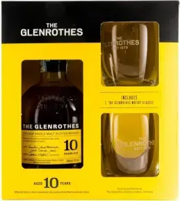 Виски Glenrothes 10 Years Old, gift box with 2 glasses, 0.7 л