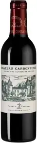 Вино Chateau Carbonnieux Rouge Pessac-Leognan AOC Grand Cru Classe De Graves, 2018, 0.375 л