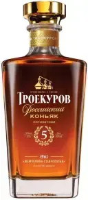 Коньяк Троекуров Пятилетний 0.5 л