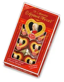  Набор конфет Reber Mozart сердечки-мини, 80 г