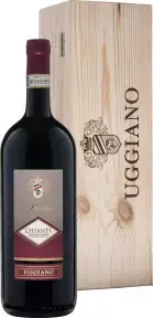 Вино Uggiano Prestige Chianti DOCG 2016 wooden box 1.5 л