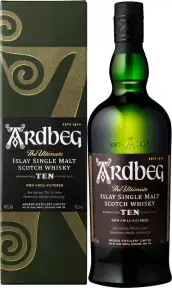 Виски Ardbeg 10 Years Old, gift box, 0.75 л