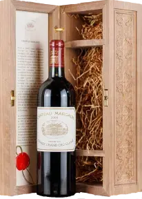 Вино Chateau Margaux AOC Premier Grand Cru Classe, wooden box, 2006, 3 л